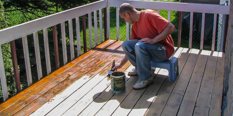 Deck Staining in Columbus, Ohio