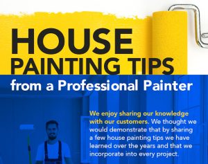 House Painting Tips from a Professional Painter [infographic]