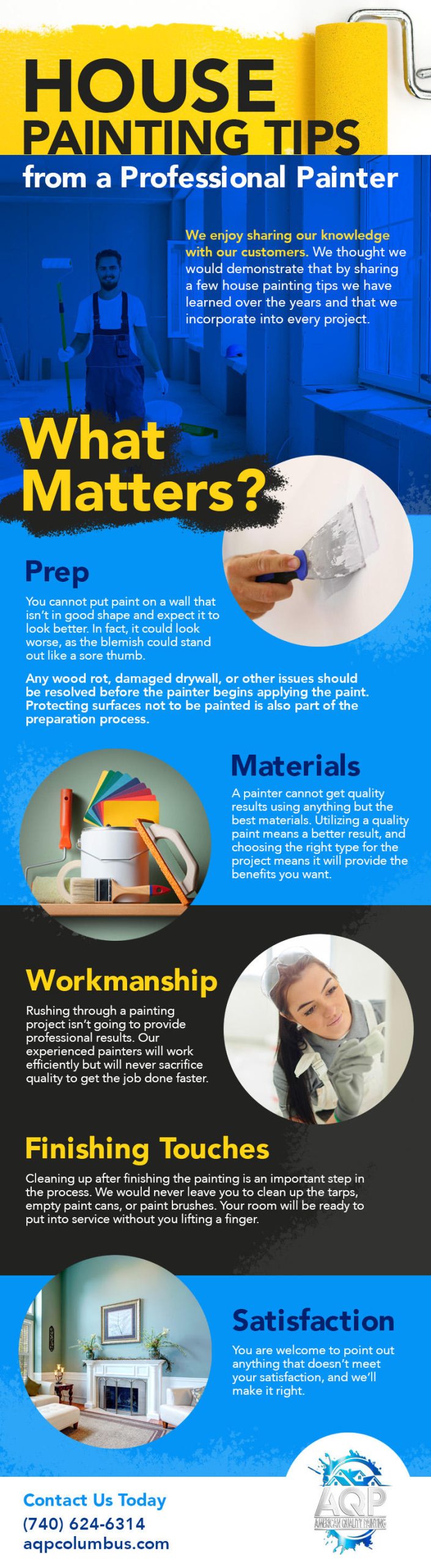 House Painting Tips from a Professional Painter [infographic]